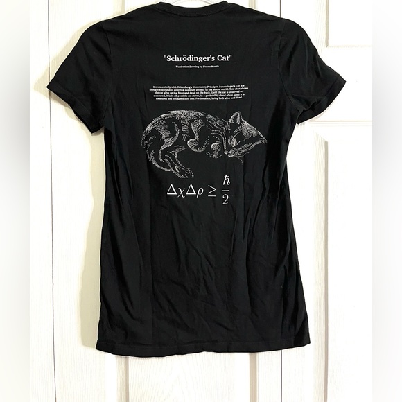 T-shirt Schrödinger’s Cat size Small - Picture 2 of 6